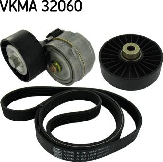 SKF VKMA 32060 - Ķīļrievu siksnu komplekts www.autospares.lv