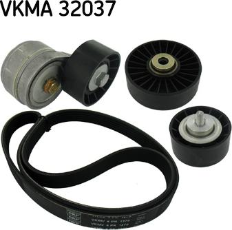 SKF VKMA 32037 - Поликлиновый ременный комплект www.autospares.lv