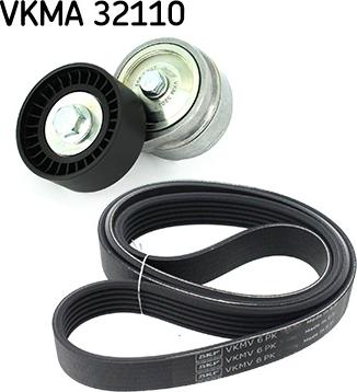 SKF VKMA 32110 - Поликлиновый ременный комплект www.autospares.lv