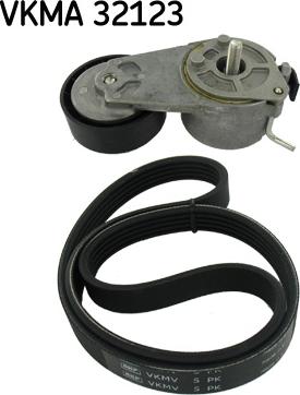 SKF VKMA 32123 - V-Ribbed Belt Set www.autospares.lv