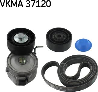 SKF VKMA 37120 - Поликлиновый ременный комплект www.autospares.lv