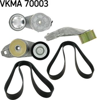 SKF VKMA 70003 - V-Ribbed Belt Set www.autospares.lv