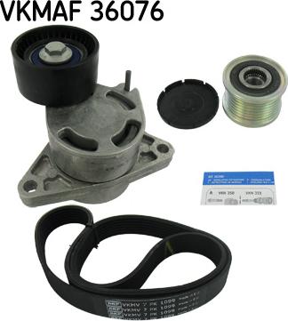 SKF VKMAF 36076 - Ķīļrievu siksnu komplekts autospares.lv