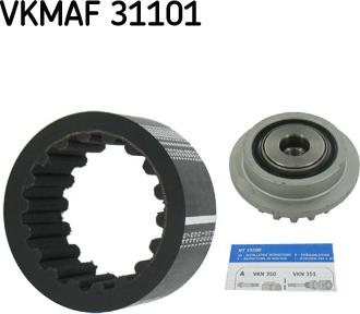 SKF VKMAF 31101 - Flexible Coupling Sleeve Kit www.autospares.lv