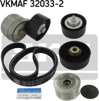 SKF VKMAF 32033-2 - Ķīļrievu siksnu komplekts www.autospares.lv