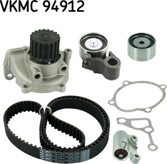 SKF VKMC 94912 - Ūdenssūknis + Zobsiksnas komplekts www.autospares.lv