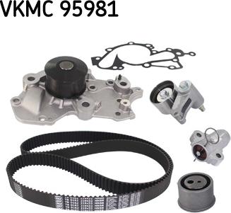 SKF VKMC 95981 - Ūdenssūknis + Zobsiksnas komplekts www.autospares.lv