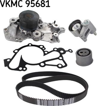 SKF VKMC 95681 - Ūdenssūknis + Zobsiksnas komplekts www.autospares.lv