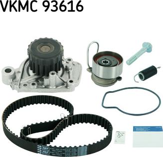 SKF VKMC 93616 - Ūdenssūknis + Zobsiksnas komplekts autospares.lv