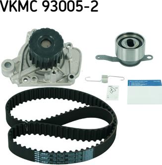 SKF VKMC 93005-2 - Водяной насос + комплект зубчатого ремня ГРМ www.autospares.lv