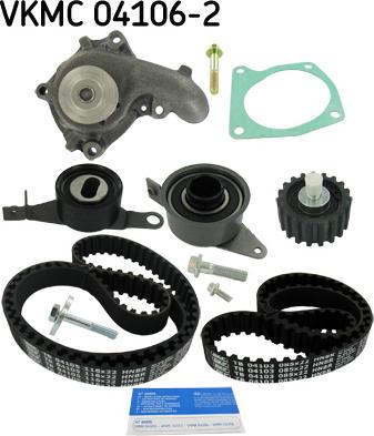 SKF VKMC 04106-2 - Water Pump & Timing Belt Set www.autospares.lv