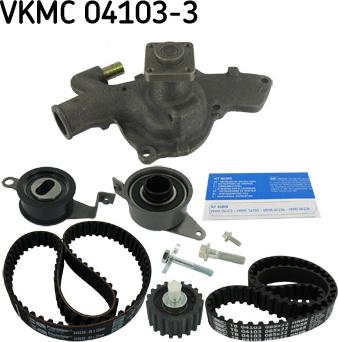 SKF VKMC 04103-3 - Water Pump & Timing Belt Set www.autospares.lv