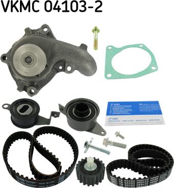 SKF VKMC 04103-2 - Water Pump & Timing Belt Set www.autospares.lv