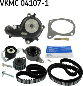 SKF VKMC 04107-1 - Water Pump & Timing Belt Set www.autospares.lv