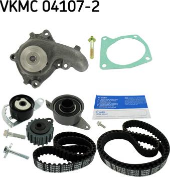 SKF VKMC 04107-2 - Ūdenssūknis + Zobsiksnas komplekts www.autospares.lv