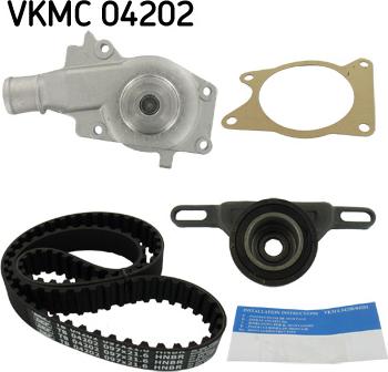 SKF VKMC 04202 - Ūdenssūknis + Zobsiksnas komplekts autospares.lv