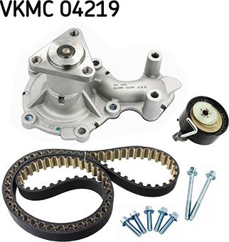 SKF VKMC 04219 - Ūdenssūknis + Zobsiksnas komplekts www.autospares.lv