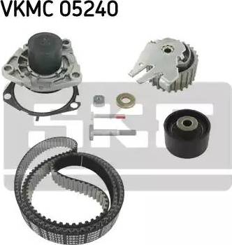 SKF VKMC 05240 - Ūdenssūknis + Zobsiksnas komplekts www.autospares.lv