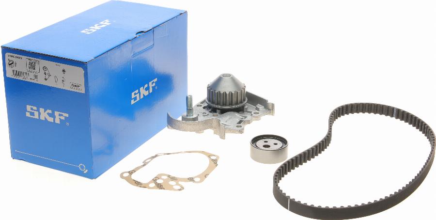 SKF VKMC 06003 - Водяной насос + комплект зубчатого ремня ГРМ www.autospares.lv