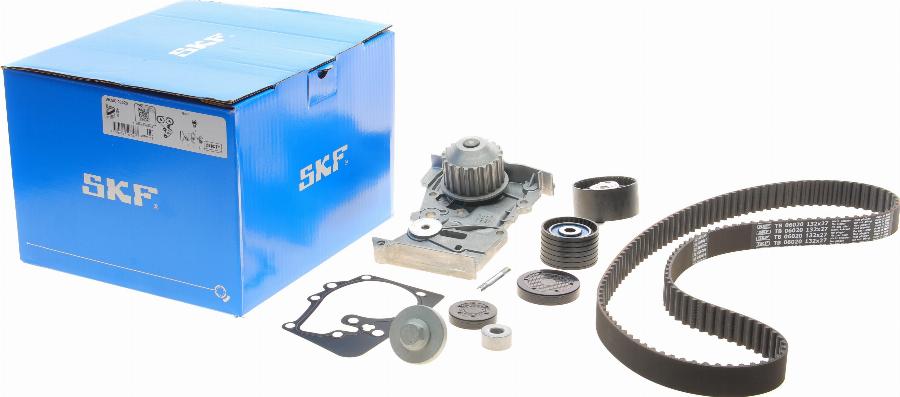 SKF VKMC 06020 - Водяной насос + комплект зубчатого ремня ГРМ www.autospares.lv