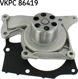 SKF VKMC 06140 - Водяной насос + комплект зубчатого ремня ГРМ www.autospares.lv