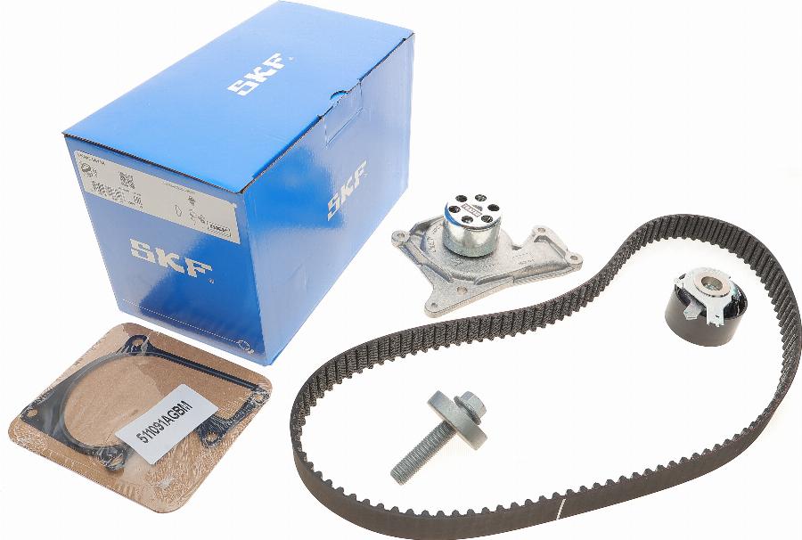 SKF VKMC 06136 - Ūdenssūknis + Zobsiksnas komplekts autospares.lv