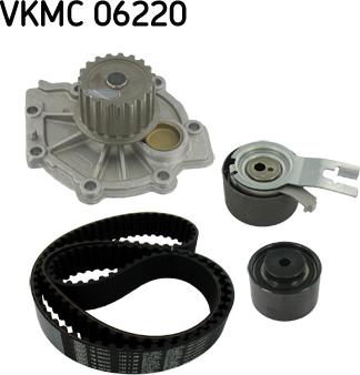 SKF VKMC 06220 - Ūdenssūknis + Zobsiksnas komplekts autospares.lv