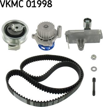 SKF VKMC 01998 - Ūdenssūknis + Zobsiksnas komplekts autospares.lv