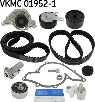 SKF VKMC 01952-1 - Ūdenssūknis + Zobsiksnas komplekts autospares.lv