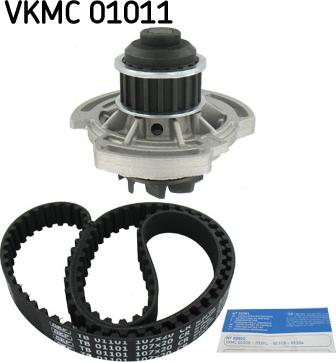 SKF VKMC 01101 - Ūdenssūknis + Zobsiksnas komplekts www.autospares.lv