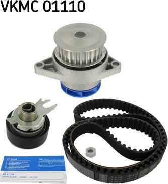 SKF VKMC 01110 - Водяной насос + комплект зубчатого ремня ГРМ www.autospares.lv