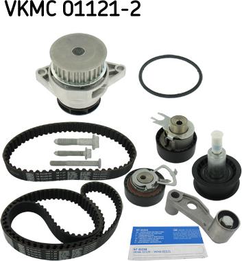 SKF VKMC 01121-2 - Ūdenssūknis + Zobsiksnas komplekts www.autospares.lv