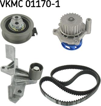 SKF VKMC 01170-1 - Ūdenssūknis + Zobsiksnas komplekts www.autospares.lv