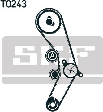 SKF VKMC 01170-1 - Ūdenssūknis + Zobsiksnas komplekts autospares.lv