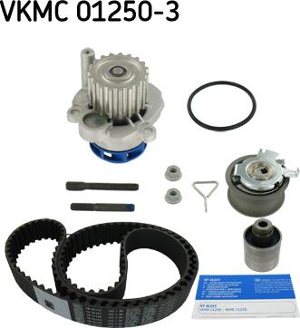 SKF VKMC 01250-3 - Ūdenssūknis + Zobsiksnas komplekts autospares.lv