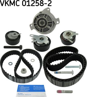 SKF VKMC 01258-2 - Water Pump & Timing Belt Set www.autospares.lv