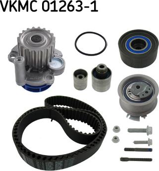 SKF VKMC 01263-1 - Ūdenssūknis + Zobsiksnas komplekts www.autospares.lv