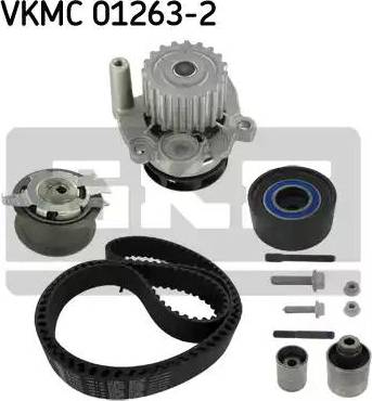 SKF VKMC 01263-2 - Водяной насос + комплект зубчатого ремня ГРМ www.autospares.lv