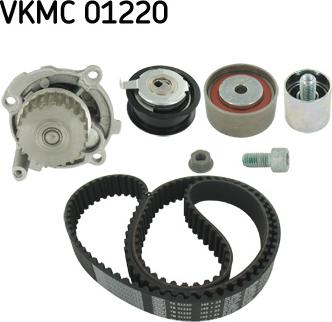 SKF VKMC 01220 - Водяной насос + комплект зубчатого ремня ГРМ www.autospares.lv