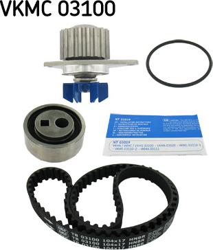 SKF VKMC 03100 - Water Pump & Timing Belt Set www.autospares.lv