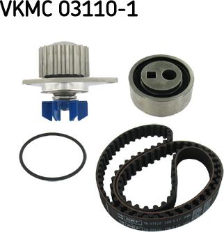 SKF VKMC 03110-1 - Ūdenssūknis + Zobsiksnas komplekts www.autospares.lv