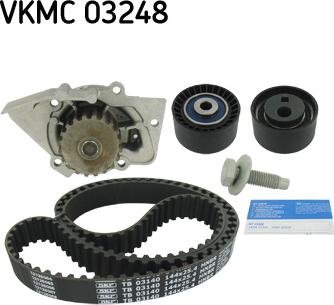 SKF VKMC 03248 - Водяной насос + комплект зубчатого ремня ГРМ www.autospares.lv