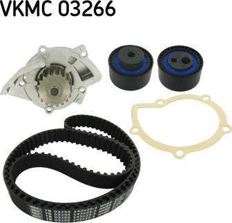 SKF VKMC 03266 - Водяной насос + комплект зубчатого ремня ГРМ www.autospares.lv