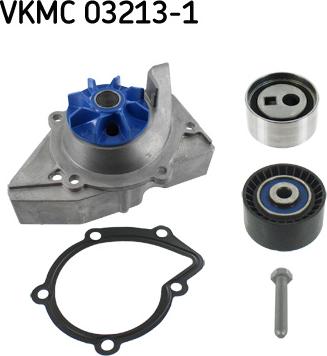 SKF VKMC 03213-1 - Водяной насос + комплект зубчатого ремня ГРМ www.autospares.lv