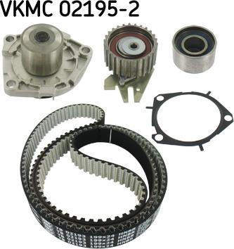 SKF VKMC 02195-2 - Water Pump & Timing Belt Set www.autospares.lv