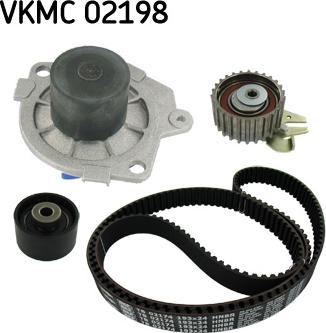 SKF VKMC 02198 - Водяной насос + комплект зубчатого ремня ГРМ www.autospares.lv