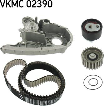 SKF VKMC 02390 - Ūdenssūknis + Zobsiksnas komplekts autospares.lv