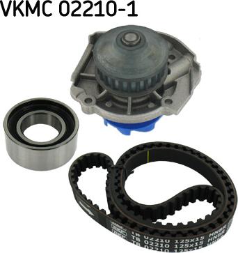 SKF VKMC 02210-1 - Водяной насос + комплект зубчатого ремня ГРМ www.autospares.lv