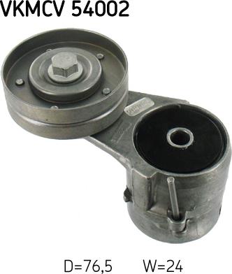 SKF VKMCV 54002 - Parazīt / Vadrullītis, Ķīļrievu siksna autospares.lv