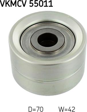 SKF VKMCV 55011 - Parazīt / Vadrullītis, Ķīļrievu siksna www.autospares.lv